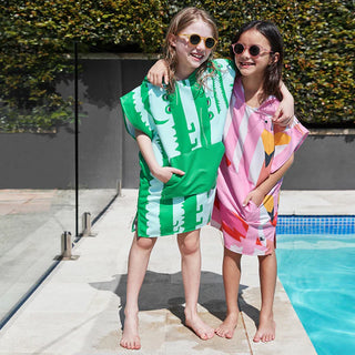 Quick Dry Kids Poncho Towel