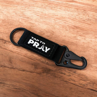 Tap to Pray - Tactical Carabiner Keychain