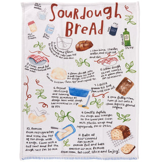 Sourdough Bread Recipe Kitchen Towel