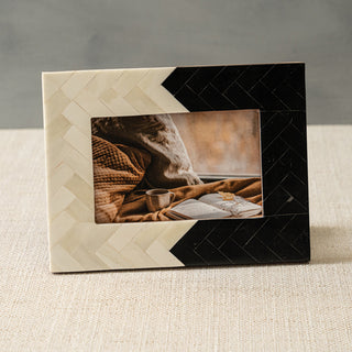B&W Bone Photo Frame