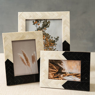 B&W Bone Photo Frame