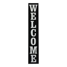Black Welcome Board