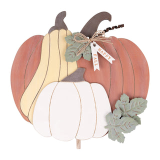 Happy Fall Pumpkin Sign Topper