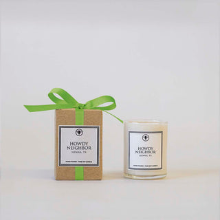 Howdy Neighbor Candle