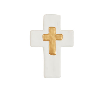 Ceramic & Gold Cross