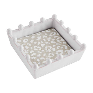 Leopard Cocktail Napkin Caddy Set