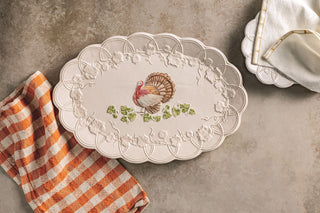 Turkey Stoneware Platter