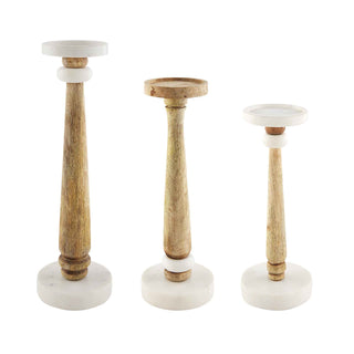Skinny Marble Candle Holder