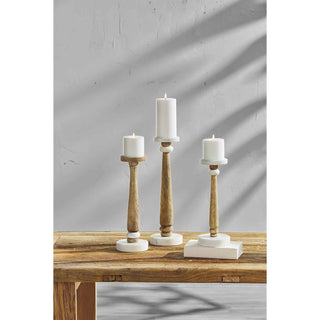Skinny Marble Candle Holder