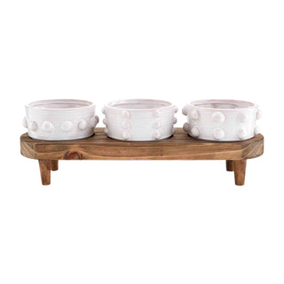 Bead Dip Bowl & Stand