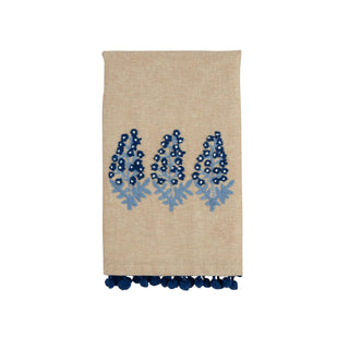 Block Print Embroidered Towels