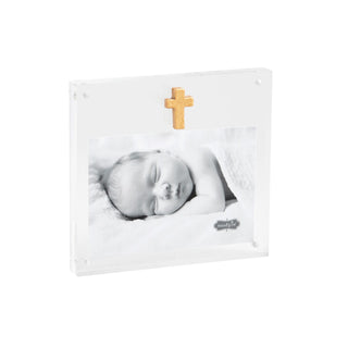 Heart & Cross Acrylic Frame