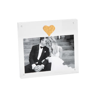 Heart & Cross Acrylic Frame