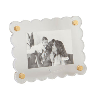 Mini Scalloped Acrylic Frame