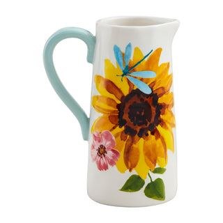 Floral Pitcher Bud Vases