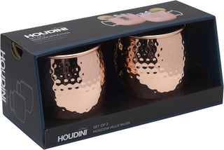 Copper Plated Moscow Mule Hammered Mugs