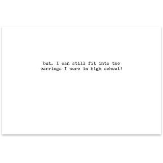 Don't Brag Greeting Card