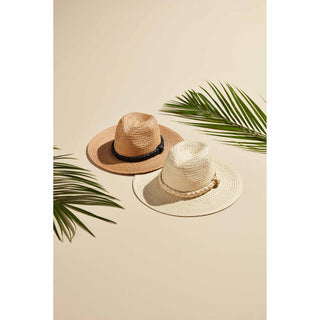 Braided Straw Fedoras