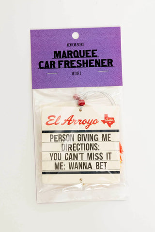 Wanna Bet Car Freshener
