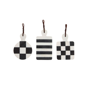 Black & White Check Paddle Boards