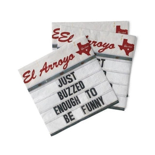 Buzzed Enough Cocktail Napkins