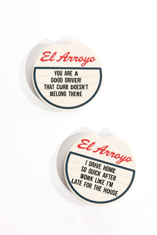 Good Driver Car Coaster Set