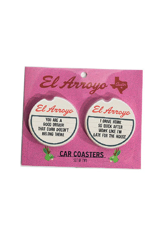 Good Driver Car Coaster Set