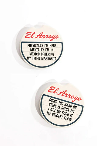Chips & Salsa Car Coaster Set