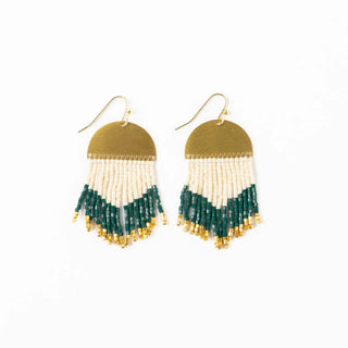 Claudia Curved Fringe Earrings