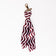 Capri Crush Maroon & White