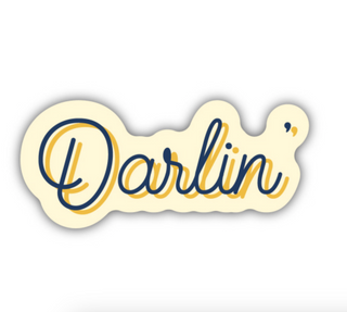 Darlin' Script Sticker