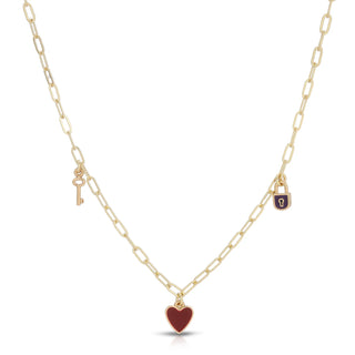 Enamel Treasure Necklace