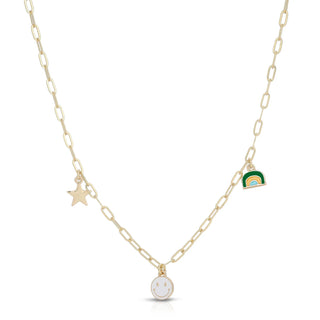 Enamel Treasure Necklace