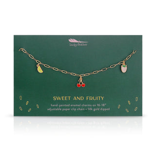 Enamel Treasure Necklace