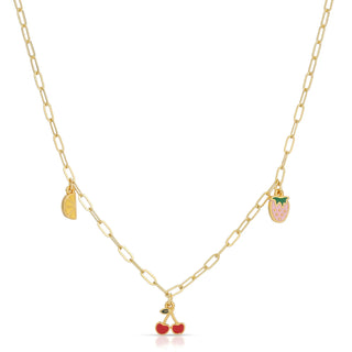 Enamel Treasure Necklace