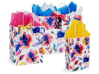 Floral Rain Paper Gift Bags