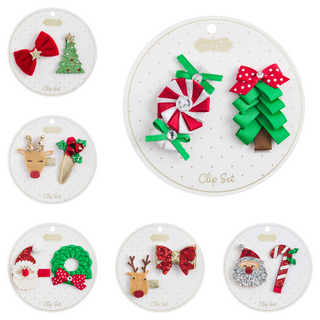 Christmas Hair Clip Sets