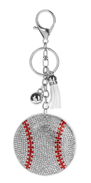 Sports Jeweled Keyring