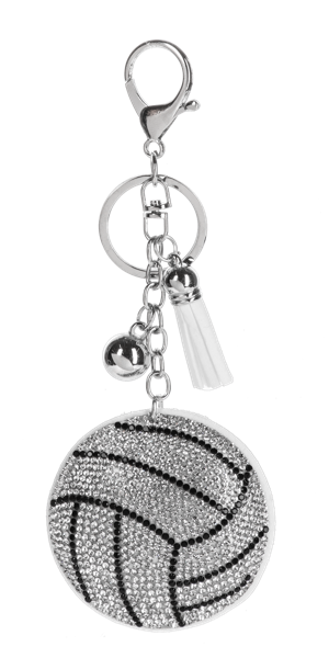 Sports Jeweled Keyring