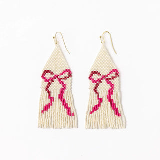Delilah Bow Fringe Earrings