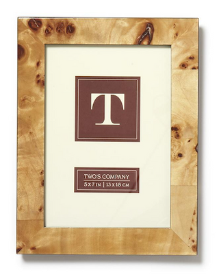 Burled Wood Frame