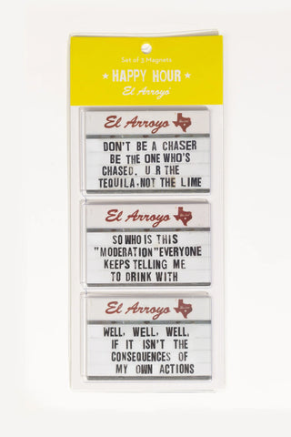 Happy Hour Magnet Set