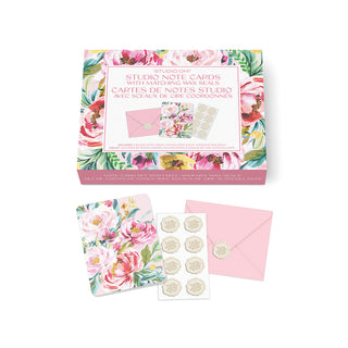 Bella Flora Studio Note Cards with Wax Seals