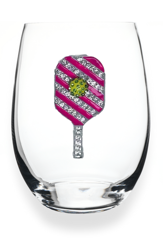Pickleball Wine Glass - Stemless