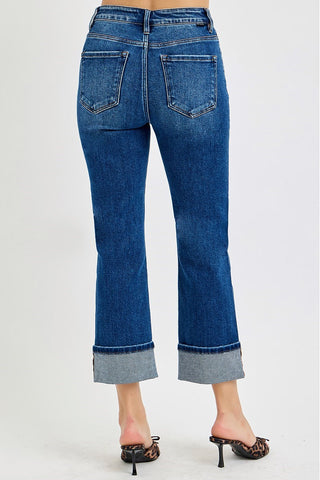 Cuffed Ankle Straight Leg