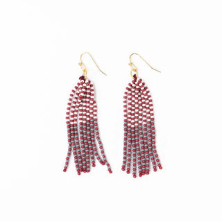 Game Day Tassel Bead Earrings