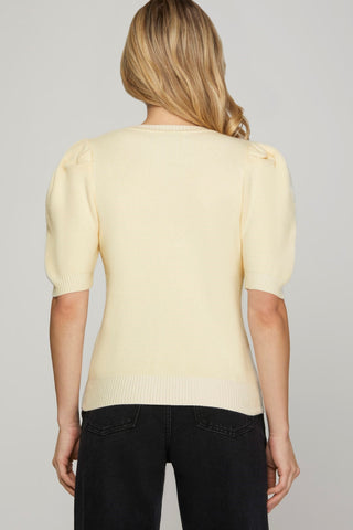 Bow Detail Sweater Top