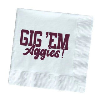 Gig Em Aggies Napkins