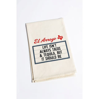 Tacos & Tequila Tea Towel