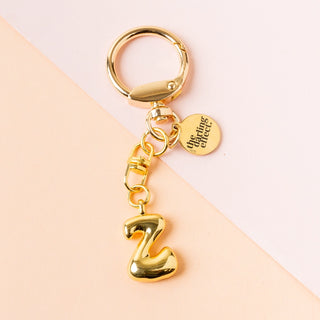Bubble Letter Keychain Bag Charm